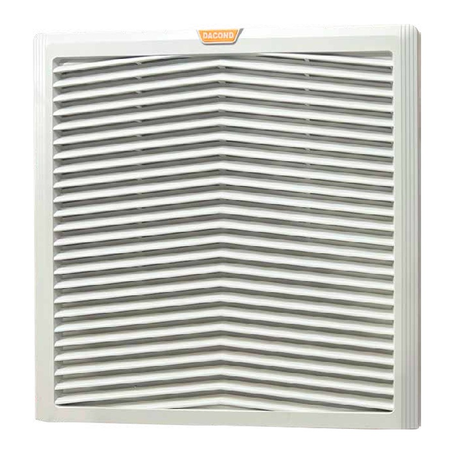 Решётка с фильтром DACOND 175×175 мм, IP55