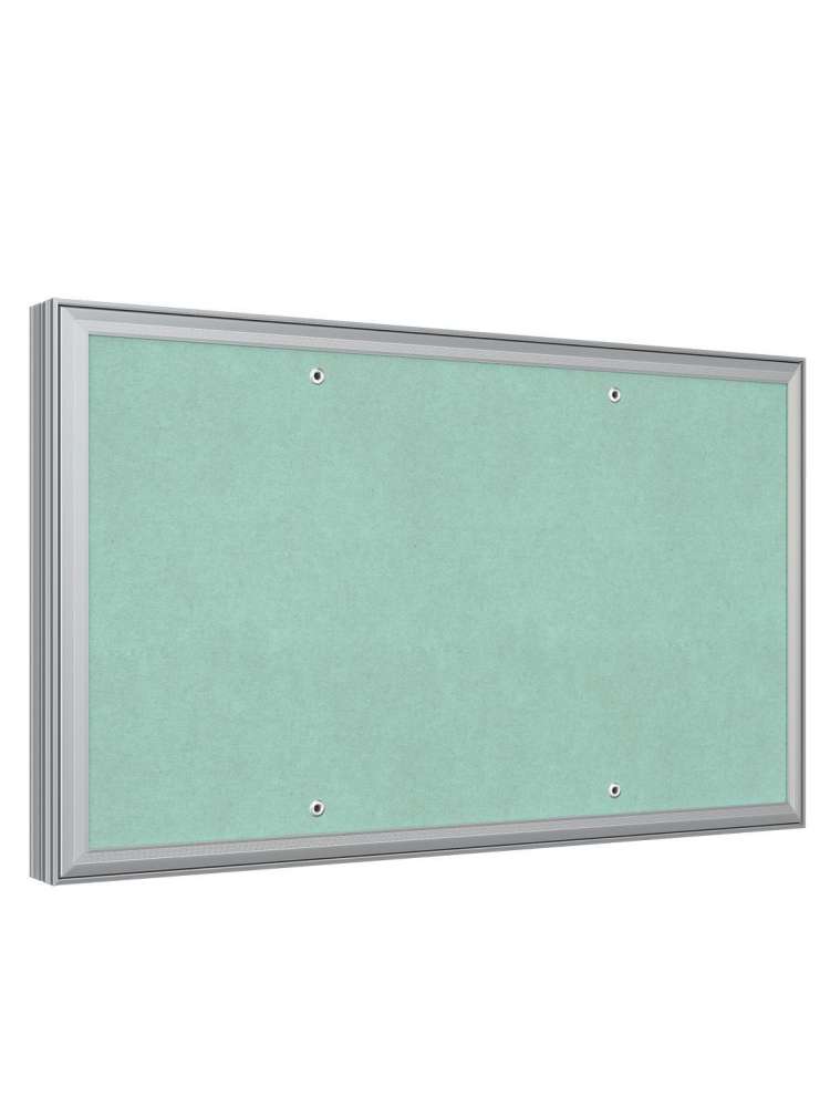 Люк ревизионный D Ceramo Base 500x300 скрытый монтаж съемный алюминий EVECS