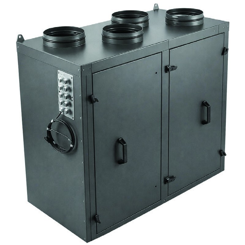 Приточно-вытяжная установка с роторным рекуператором RWN-RR-2700(50c)-ЕС-НЕ5,6-Vertical(N)
