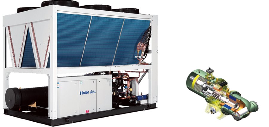 Винтовой чиллер Haier CI1000PANF с воздушным охлаждением